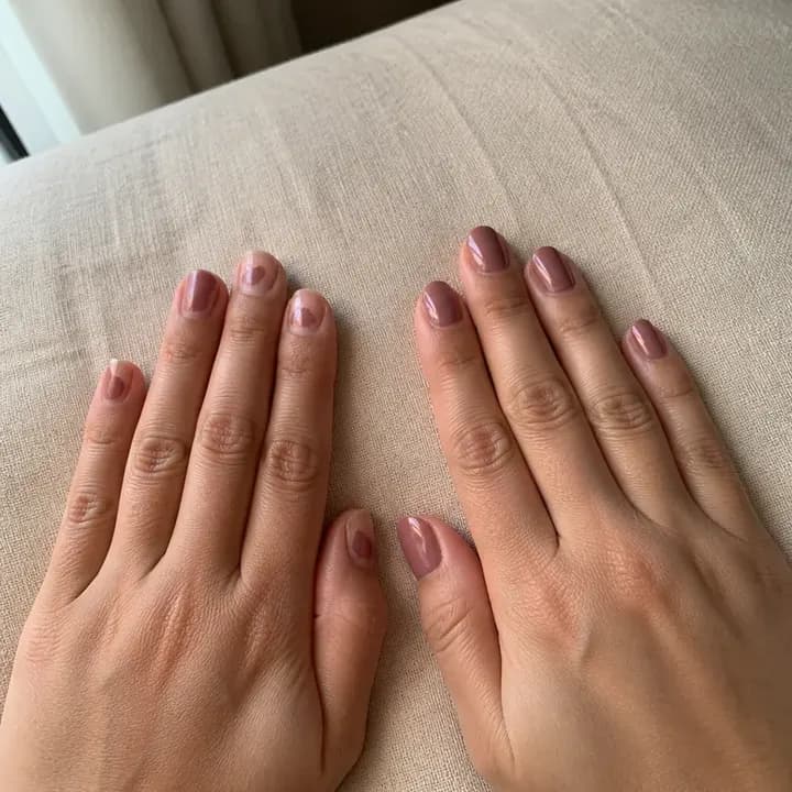 Unha Esmaltação em gel feita por Camila Rocha
